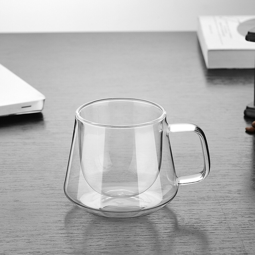 Heat Resistant Double Wall Glass Cup Whiskey Glass Beer Coffee Cup Shot Wine Glass Beer Coffee Mug Tea Glass Drinkware