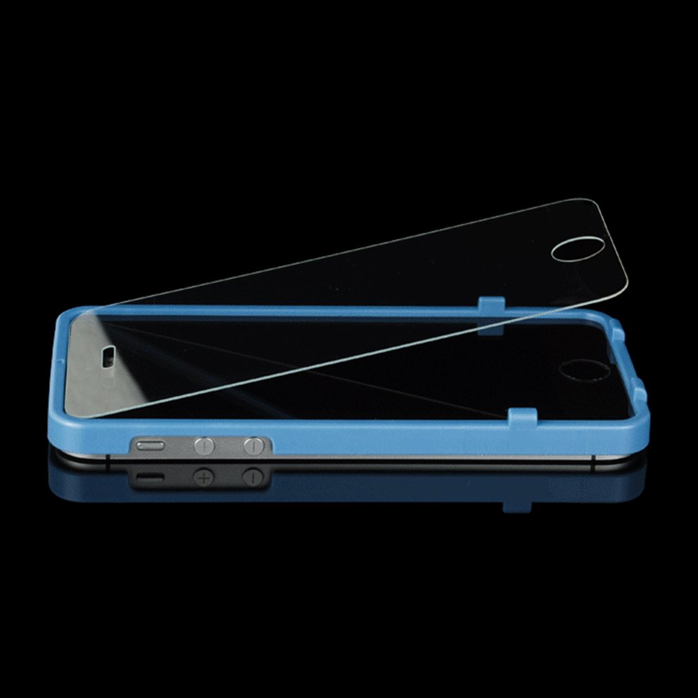 Montagehilferahmen zum aufkleben 5s displayschutzfolien für iphone 5