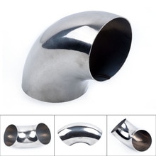 114mm O/d 304 Stainless Steel Sanitary Butt Weld 90 Degree Elbow Bend Pipe Fitti - Foto 3