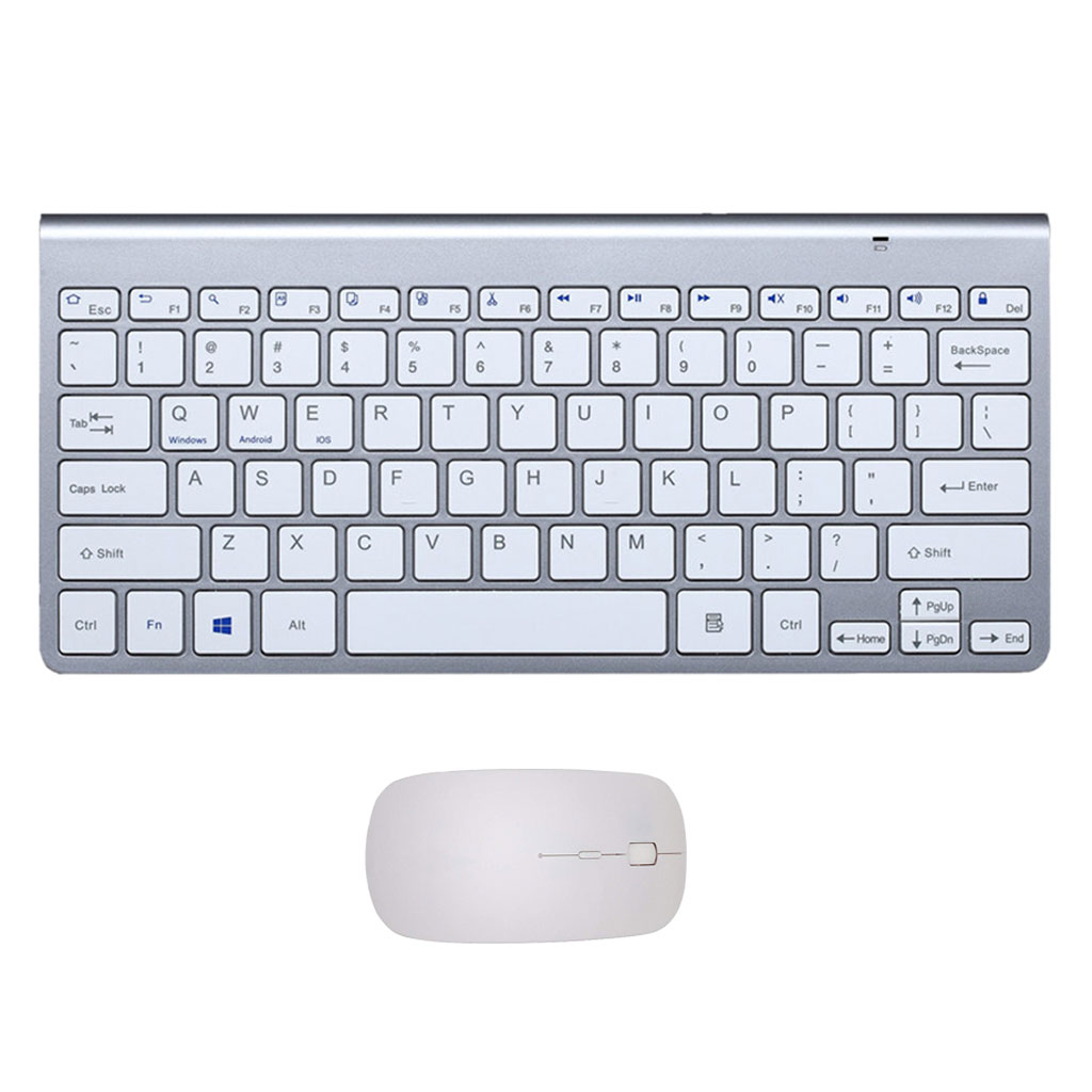Slim Waterproof Wireless Keyboard &amp; Mouse Combo Set for PC Laptop