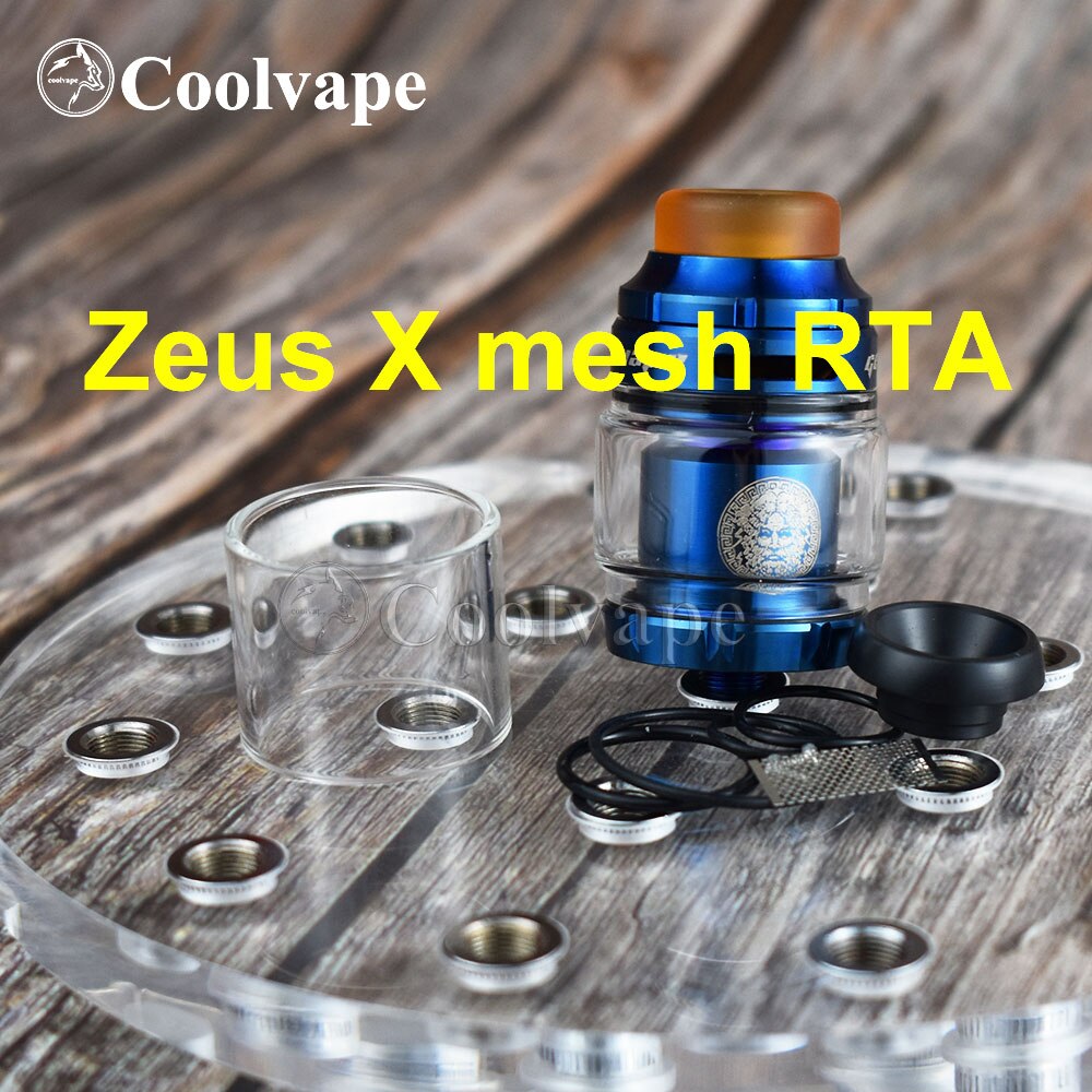 coolvape Zeus RTA Atomizer 3.5ml 4.5ml 510 thread vape tank with vaporizer rta rebuildable e cigatomizer vs Zeus X mesh RTA: I