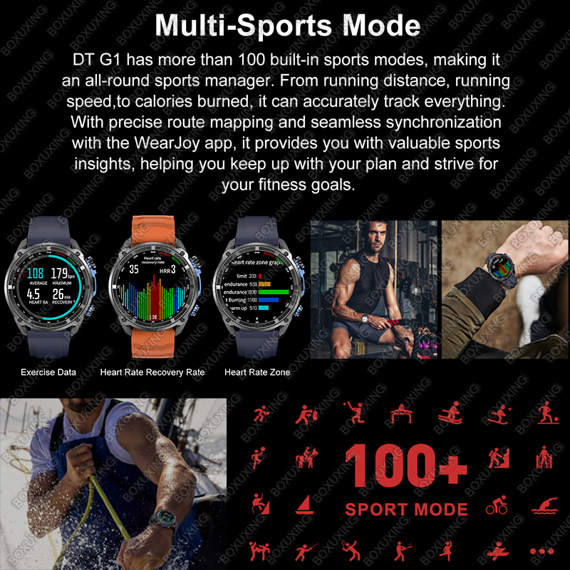 Novo gps militar relógio inteligente masculino mapas offline 5atm à prova dwaterproof água 4gb de memória 860 mah player vídeo bússola natação esportes smartwatch