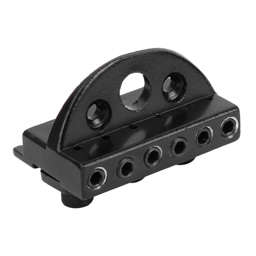 Zinc Alloy Locking Nut For Headless Electric Guitar Black Locking Nut With Wrench Screw Set Electric Instrument Accessories