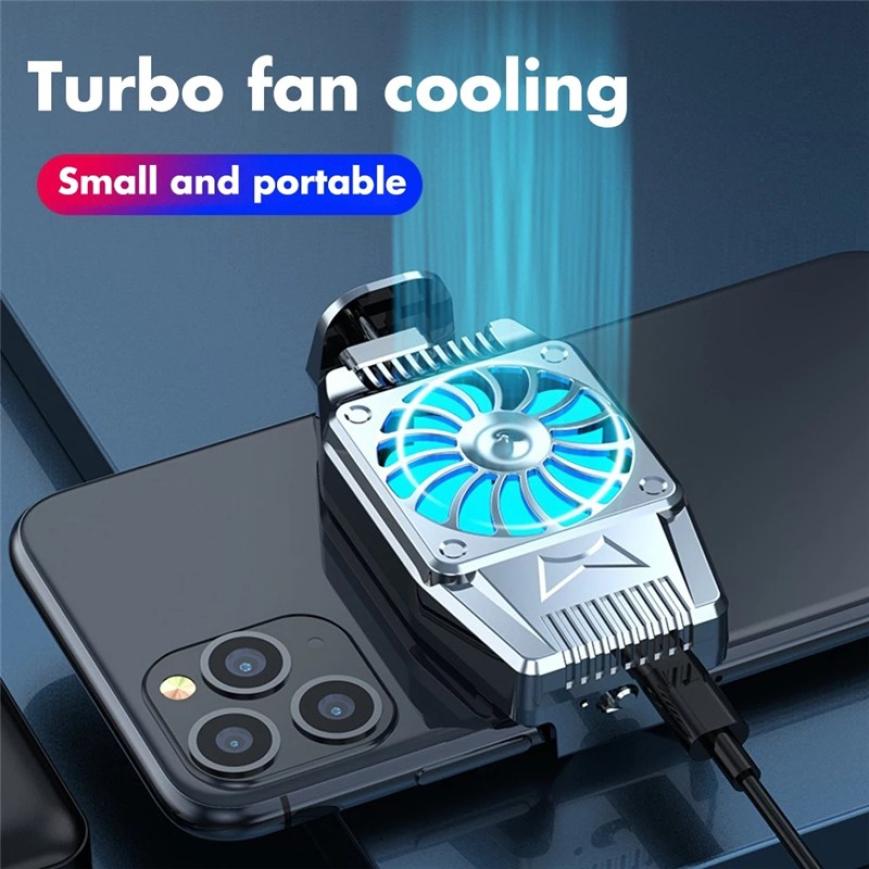 Support de contrôleur de jeu pour téléphone portable, système de refroidissement USB, ventilateur, radiateur pour iphone Xiaomi Huawei samsung
