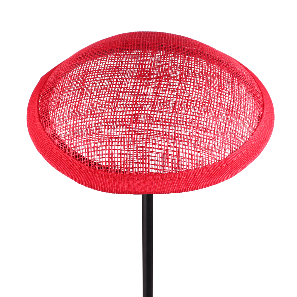 13CM Round Linen Hat DIY Millinery Fascinator Base For Netting Hair Top Hat Women Party Accessory Cap Holder 6PCS/LOT