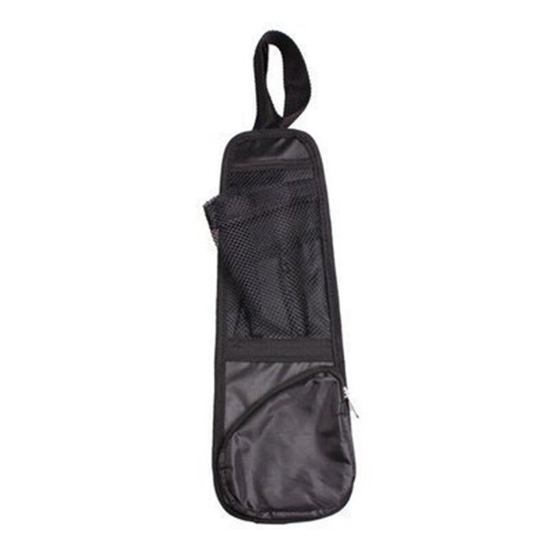 Auto Car Side Seat Pocket Organiser Tidy Accessory Storage Collector Hang Bag Pouch Cup Holder: BK