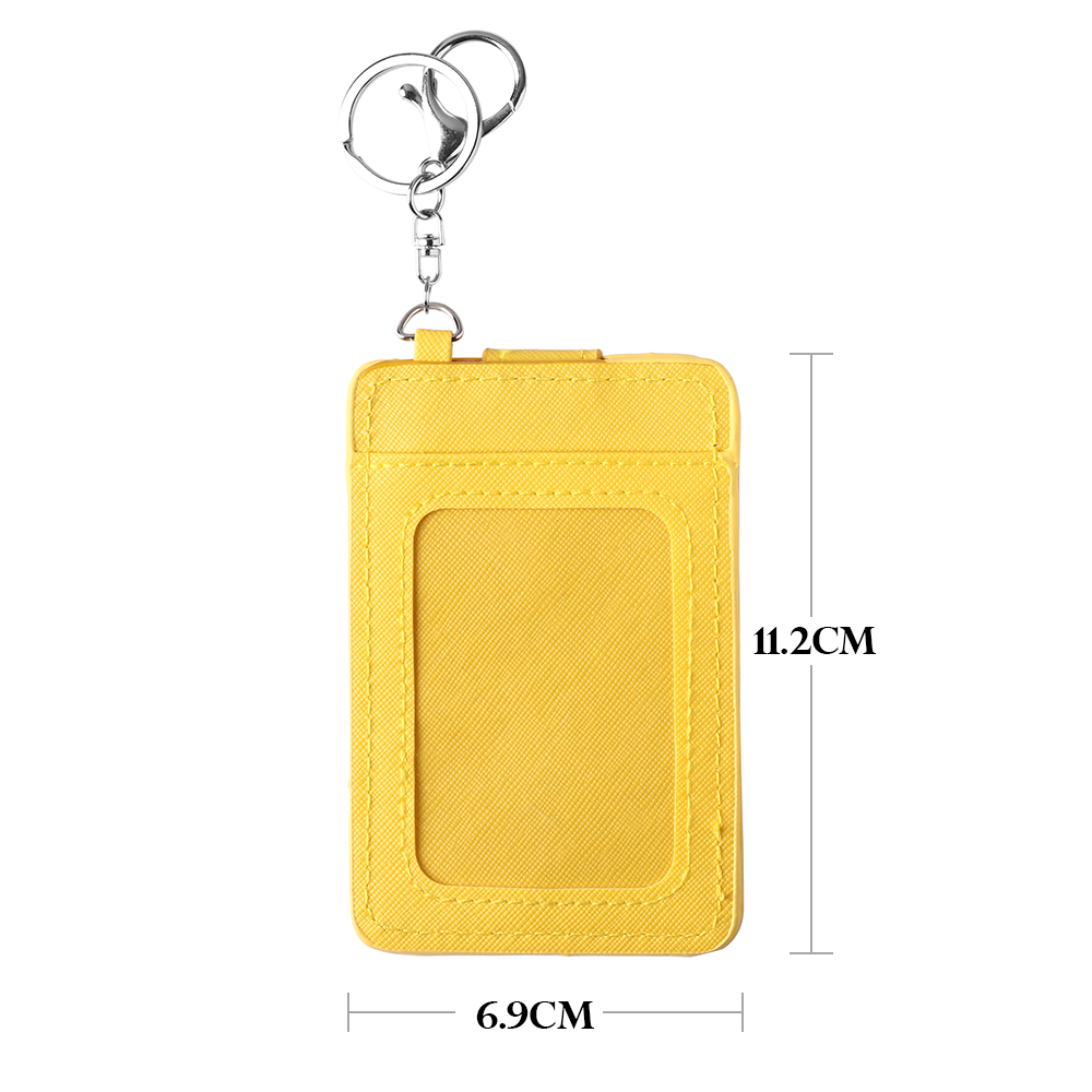 2019 nuovo unisex Portatile della Carta di IDENTIFICAZIONE di Credito Del Supporto di autobus Carte di Copertura Distintivo Caso Ufficio Lavoro Keychain Portachiavi Strumento di Protezione Borsette