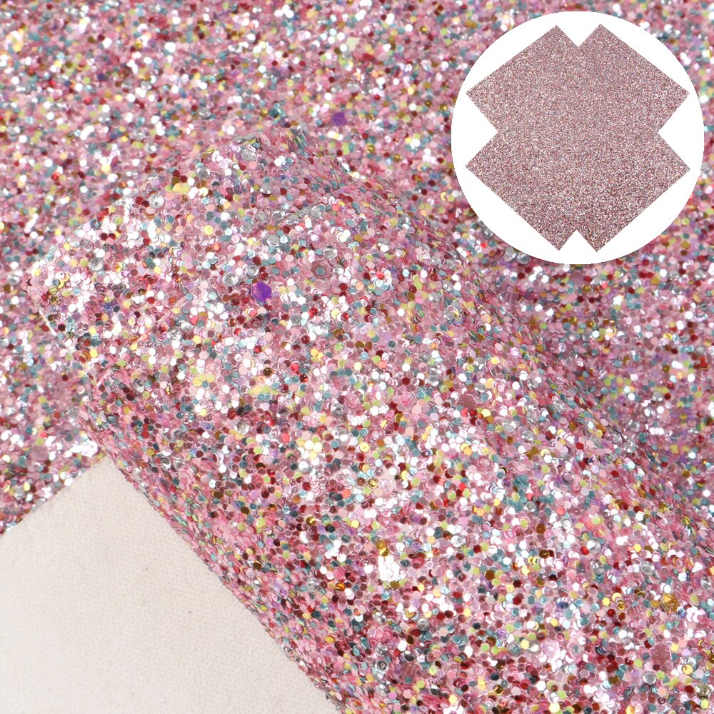 David angie 20*34cm dikke glitter imitatie synthetisch leer stof diy haarstrik tas schoenen handgemaakte materialen accessoires ,1 yc 6896: 1084786005