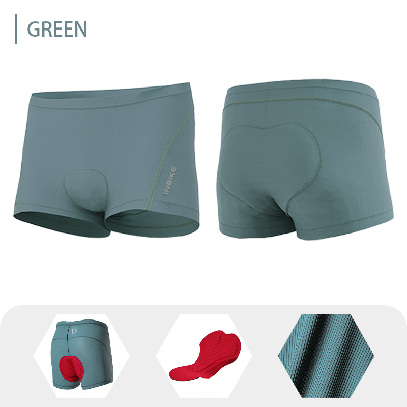 Inbike – atmungsaktive radhose für herren mit , 3d gelpolstern, stoßdämpfende fahrradunterwäsche, mountainbike- und rennradunterwäsche
