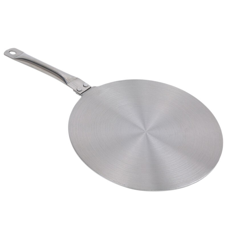 Kitchen Induction Cooker Heat Conduction Plate Stainless Steel Induction Cooker Converter Kitchen Stove Accessories: silver-22