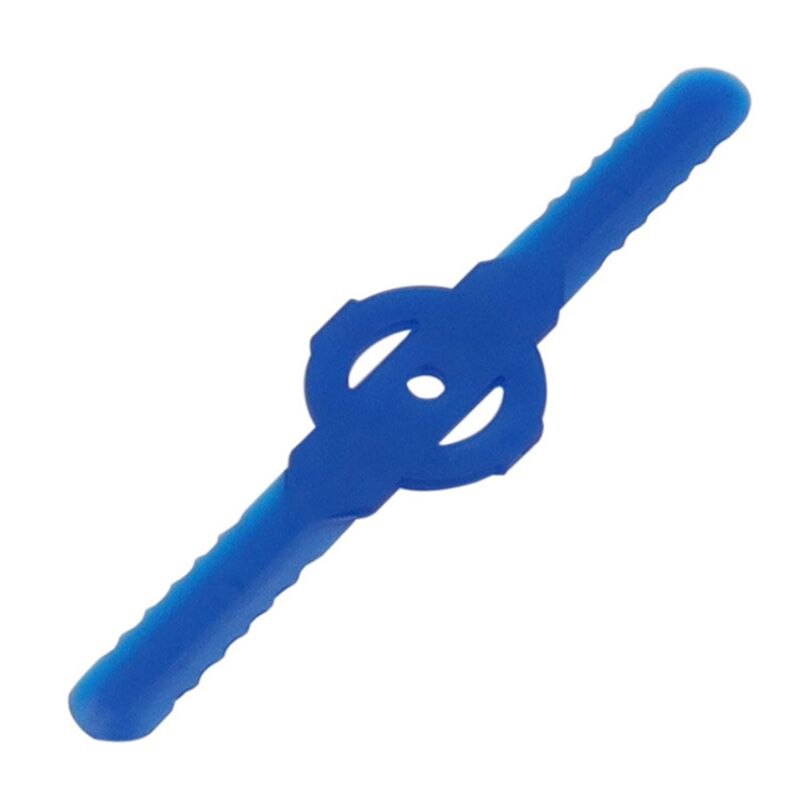 5pcs Plastic Lawn Mower Blades Grass Trimmer Head Replacement Cutter Garden Tool: Blue