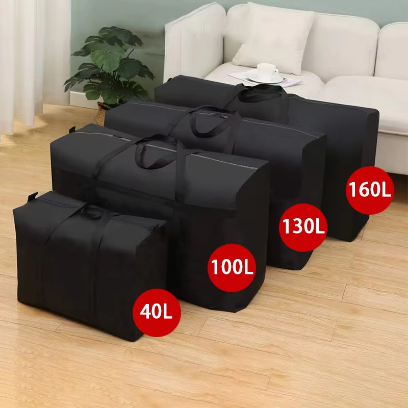 Extra grote waterdichte bewegende bagagetassen Wasboodschappentas Opvouwbare bagage-reistas Quilt-organizer met grote capaciteit