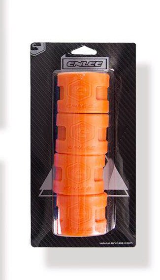 Racercykel mountainbike baggaffel kollision gummibeskyttelse ringbeskyttelses kæde beskytter mountainbike anti-ridse beskyttelsessæt: Orange 4 stk