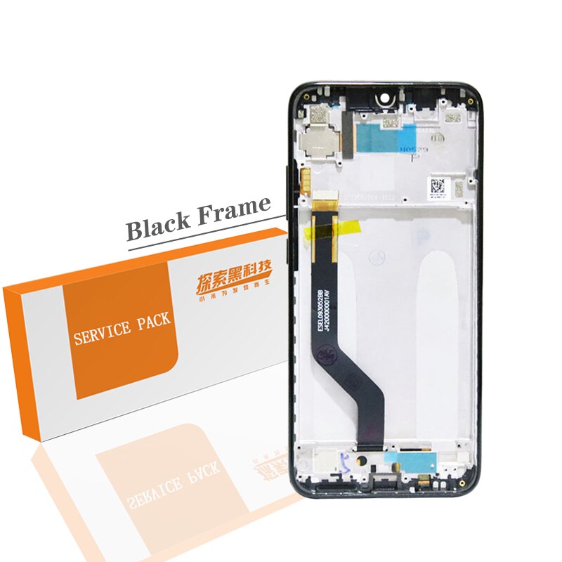 6.3“Display for Xiaomi Redmi Note 7 Display LCD for Xiaomi Redmi Note 7 Pro display Touch Screen Digitizer Assembly Repair Part: Black with frame