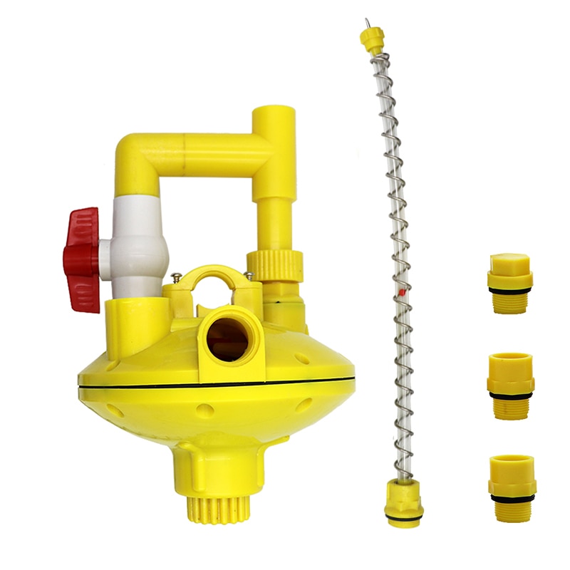 Juego de regulador de presión de línea de agua para granja avícola, bebedero de codorniz y pollo, sistema de descompresión de agua, equipo de granja, 1Set