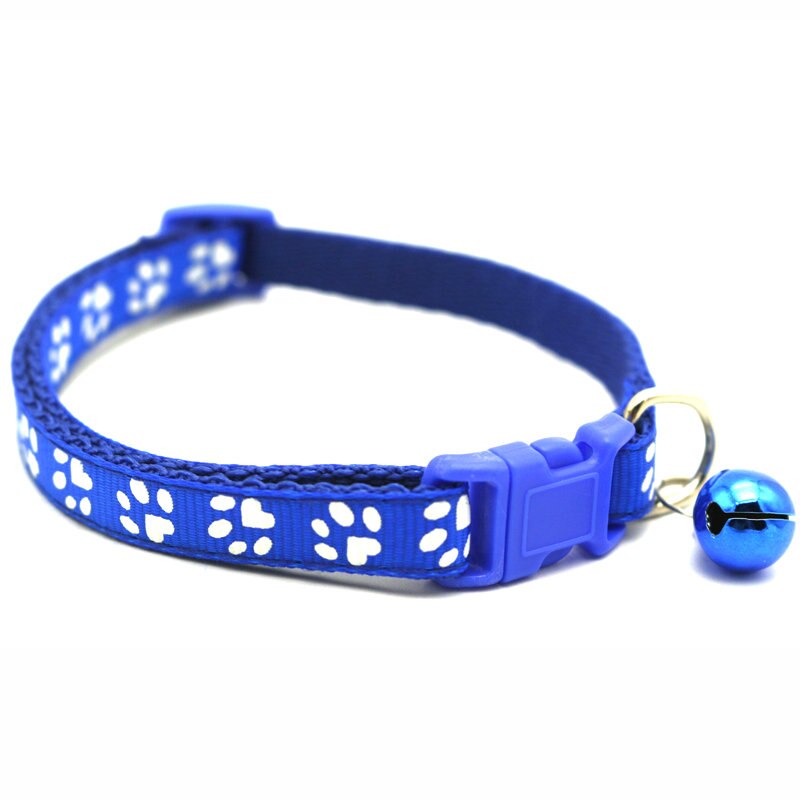 Collier de chat de compagnie fournitures collier de chien avec cloche réglable boucle collier accessoires collier pour chats petits chiens Chihuahua harnais: L