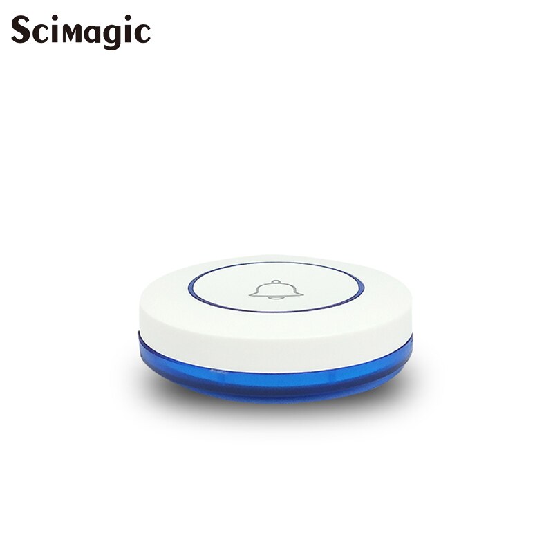 Intelligent doorbell home security welcome wireless doorbell 433MHz wireless alarm SOS button doorbell