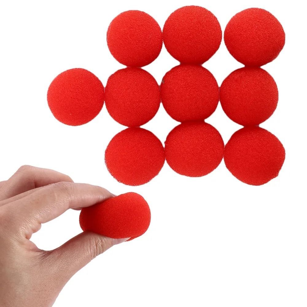 5 Stuks Super Zachte Spons Bal Vinger Goocheltrucs Verschijnen/Verdwijnende Ballen Magia Podium Straat Illusies Gimmick Leuk Klassiek Speelgoed