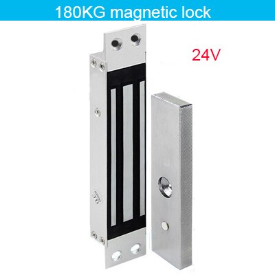 180KG/350LBs Electromagnetic Lock of Access Control System Electric Magnetic Door Lock Single door: 180KG-24V