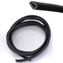 Anti-Kras Auto Trim Strip Autodeur Edge Side Exterieur Mouldings Versieringen Zwart U-Vormige Rubberen Afdichting Guard strip