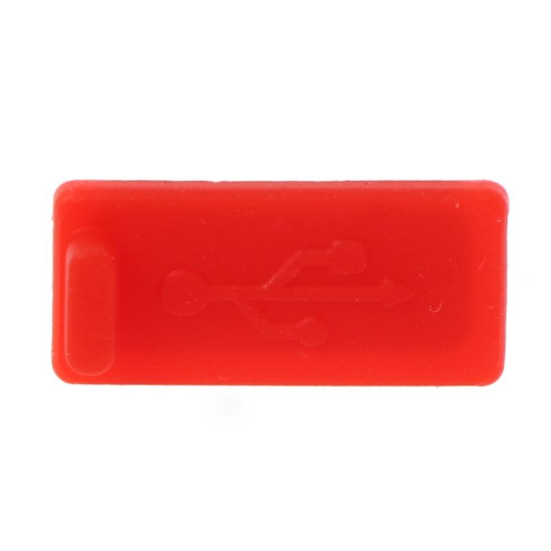 5PCS USB Stof Plug Charger Port Cover Cap Vrouwelijke Jack Interface Universal Siliconen Stofdicht Protector Tablet PC Notebook Laptop powerbank