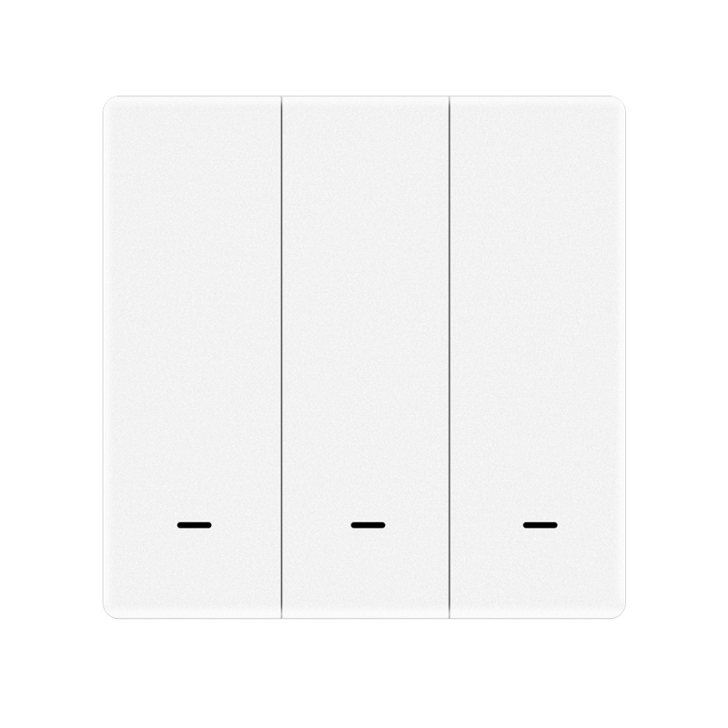 Tuya zigbee smart-schalter, 1-3 -fach, drahtlos, szenen-drucktaster, hochsensibel, haushaltsgeräte-schalter für smart-home-systeme: 3- fach