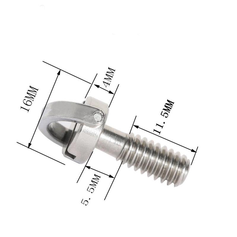 1/4-inch Camera Screw Steel Tripod Quick-mounted Lengthened Screws Groove Word Fast-dismantling Screws Plate X1U2