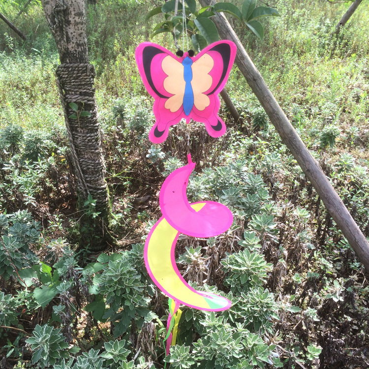 5 unids/lote Animal espiral al aire libre colorido molino viento Spinner césped jardín patio decoración al aire libre viento Spinners
