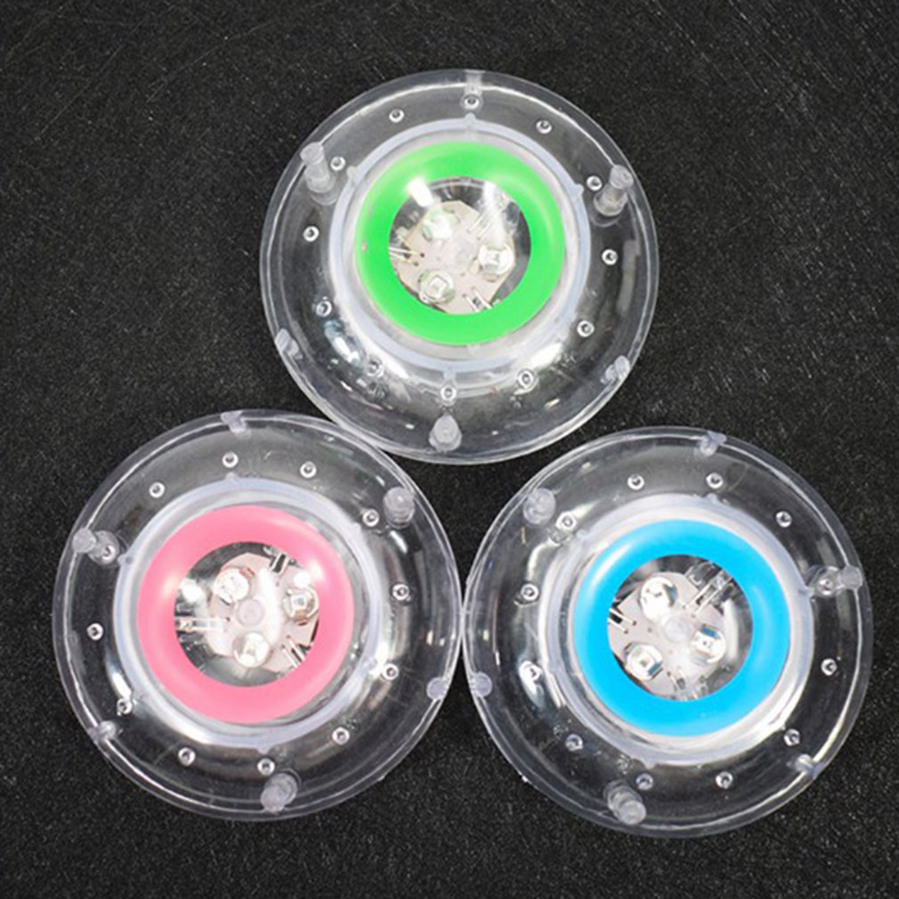 Impermeabile colorato lampeggiante luminoso portato luce giocattolo bambini palla da bagno lampada da bagno lampada galleggiante bagno