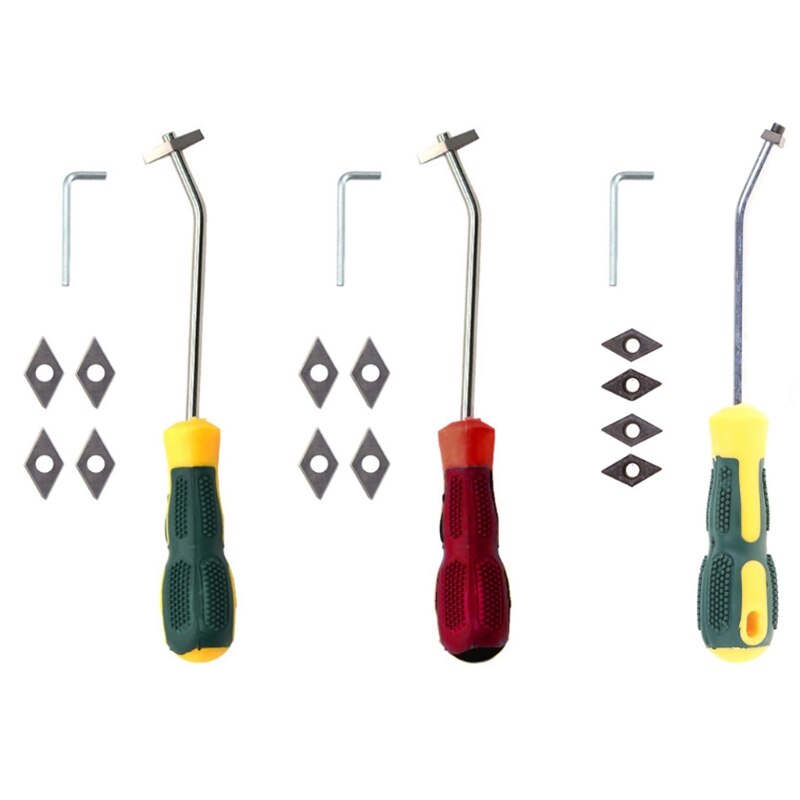 Tile Cleaner Tungsten Steel Ceramic Tile Grout Remover Tile Cleaning Tools Sturdy Angled Grout Scraping Rake Tool