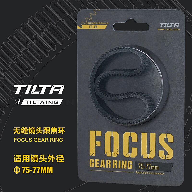 Tiltaing Seamless Focus Gear Ring 360 ° Rotation Silent Follow Focus Ring For SLR DSLR Camera Accessories: 75-77