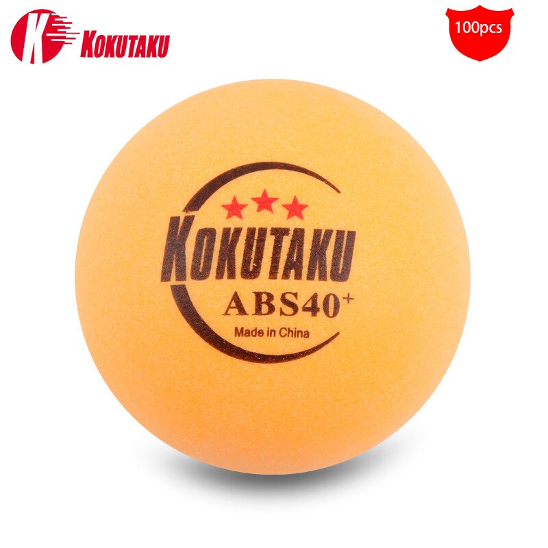 50/100Pcs Een Pack 3-Star Professionele Abs 2.8G Tafeltennis Ping Pong Bal Duurzaam Amateur geavanceerde Training Team Ballen: Orange 100pcs