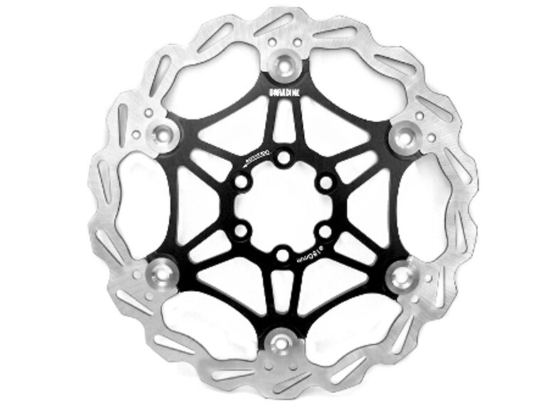 Rotor flotante de freno de disco Baradine, 6 pernos, 160mm, 180mm, alto rendimiento: 180mm black