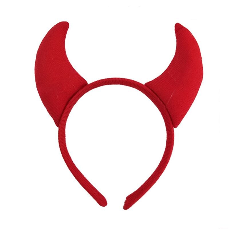 Divertido diablo orejas diadema cuernos oído niños diademas de Halloween adultos Decoración Accesorios: 2