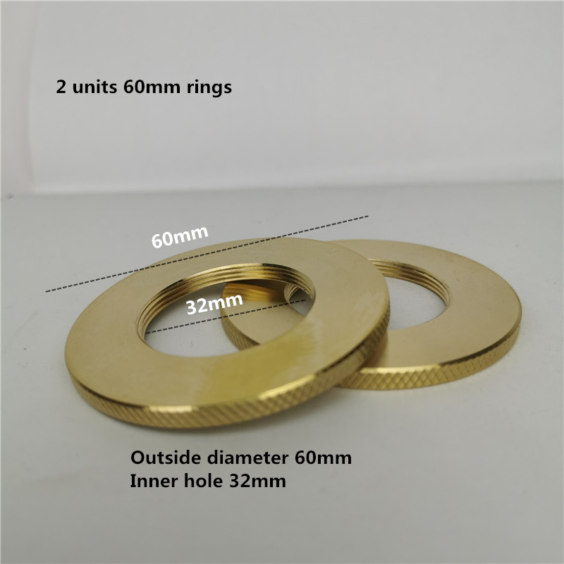 Portalámparas de latón 100% de cobre, perilla de toma de luz eléctrica o interruptor de cadena y tornillo roscado, ajustador de anillo de sombra, Base de iluminación DIY: YELLOW