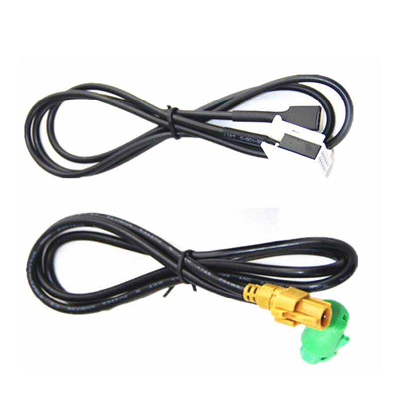 Câble de Commutateur pour Bouton USB et AUX de Voiture, Adaptateur de Données avec Câblage pour VW Golf 5 6 MK6 Jetta 5 MK5 Lapin Scirocco, RCD510 RNS315 RCD310: Cable