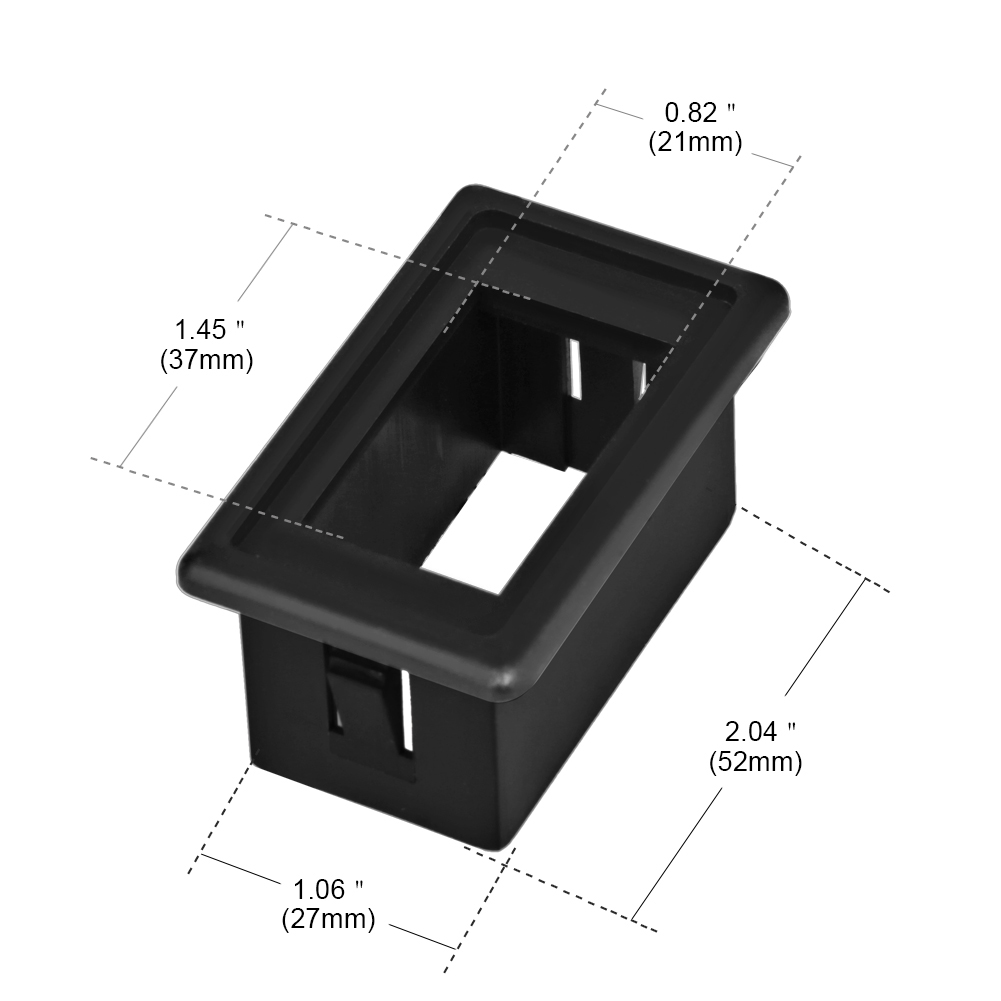 ADPOW-carcasa de soporte de Panel de patrulla para coche, balancín, caja de interruptores de coche