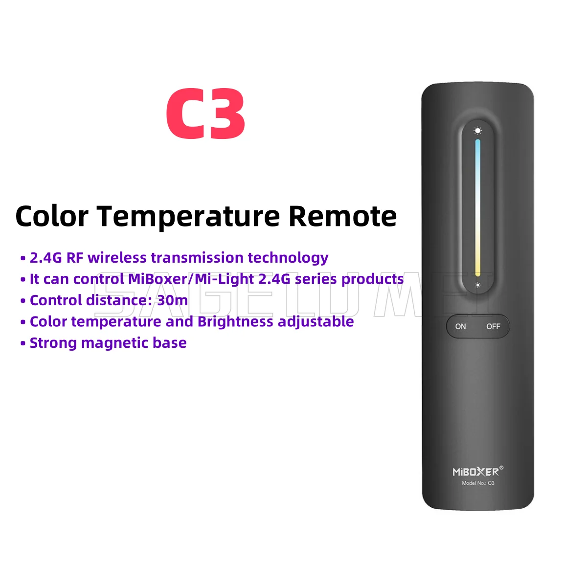 NEUE Miboxer2.4G RF-Fernbedienung C1 C2 C3 C4 C5 C6-Steuerung für dimmbare Farbtemperatur, einstellbares zeitliche Koordinierung, CCT, RGB+CCT, mehrere 4-Zonen: hellgrün