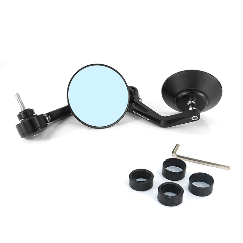 Fit For Triumph Thruxton 900 2004 7/8" 22mm Motorcycle Universal Bar End Mirrors Handle Bar Rearview Side Mirror