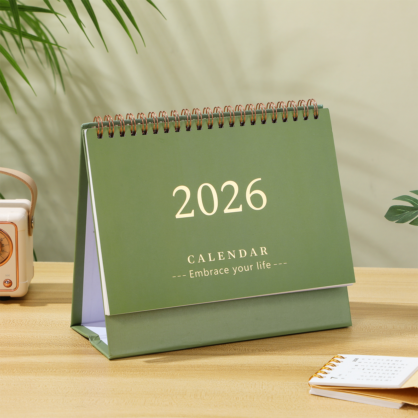 Desk Calendar Small Desktop Calendars Table Daily Notepad Pocket Planner Decorative Month Work Calendar Planner