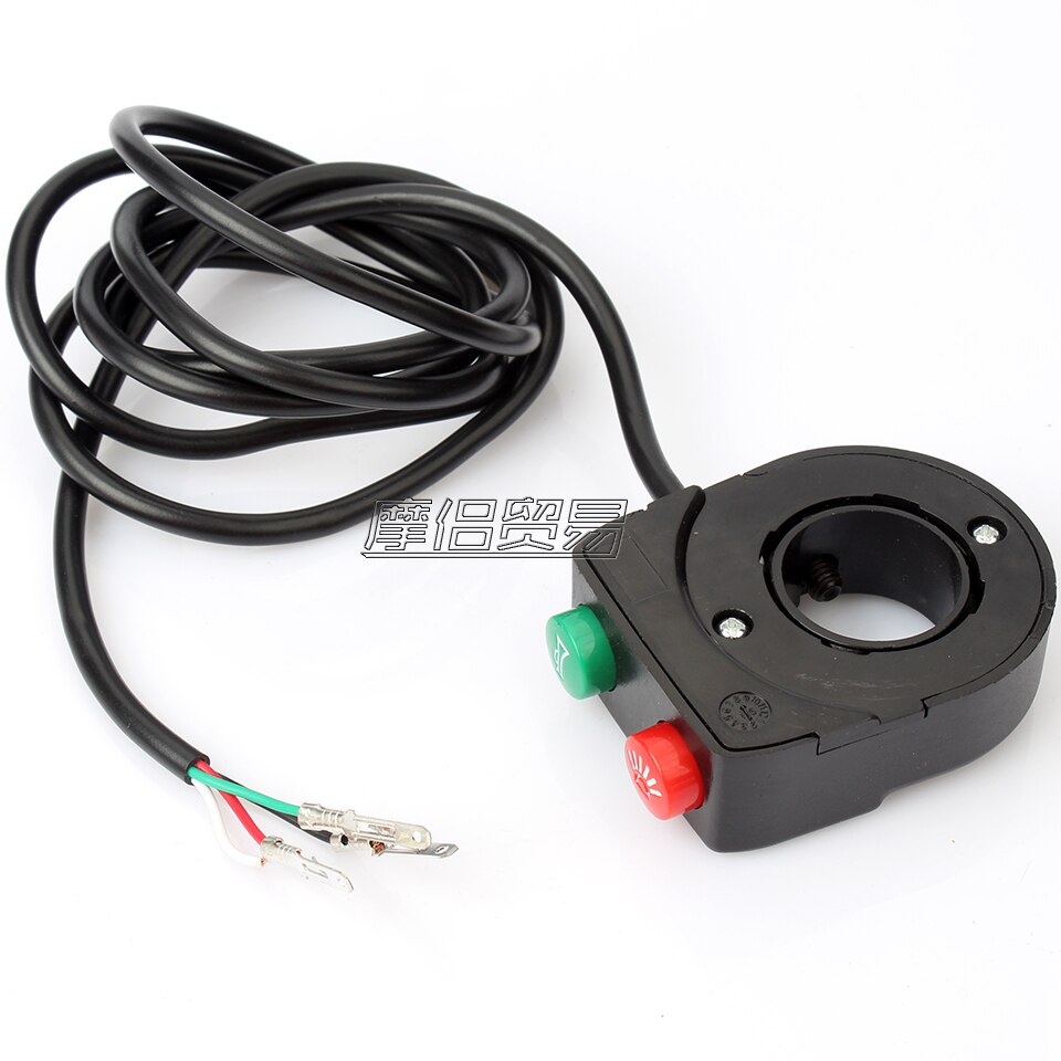 7/8 " motorfiets elektrische fiets stuurschakelaar 3- in -1 claxon richtingaanwijzer aan/uit knop koplampschakelaar voor scooter e-bike