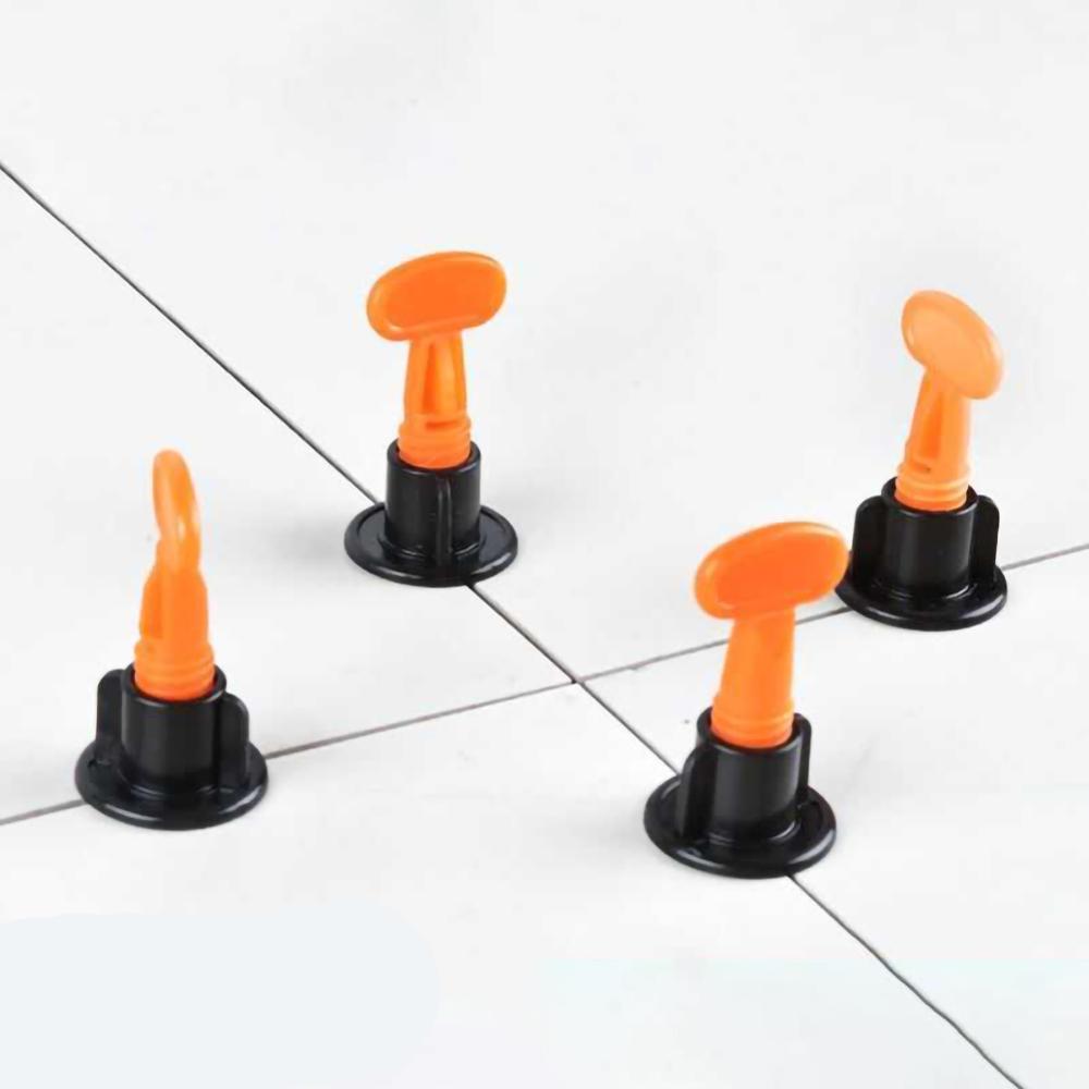 50Pcs Alignment Tile Leveling Wedges Tile Spacers System Flat Ceramic Leveler for Floor Wall Construction Tools Locator