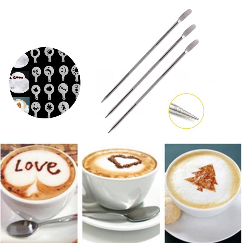 Accessoire Cappuccino Macchiato Maison Stylo à Café Latte Art En Acier Inoxydable Pour Barista Decoration De Cafe 1 Piece~p113990729 Accessoire Cappuccino Maison