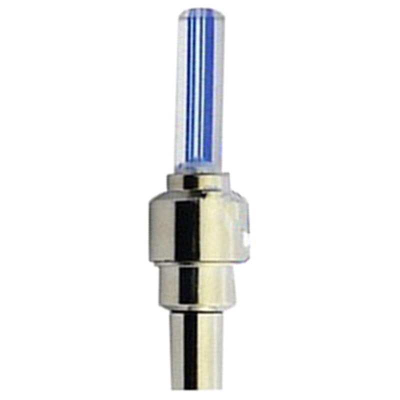 2Stck Fahrrad Motorrad LED-leuchten Reifen Rad Ventil Kappe Licht-Auto Reifen Ventil Kappen Luft Abdeckung Reifen Felge ventil Rad Stengel Deckel: BL