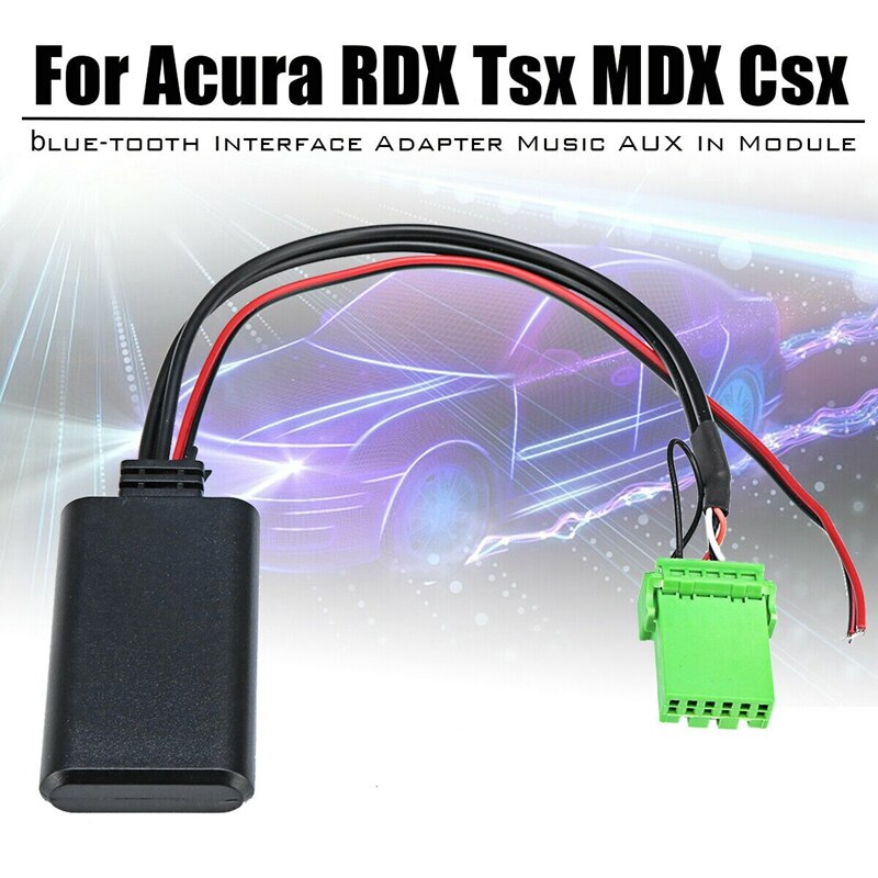 Bluetooth Interface Adapter Muziek Aux In Module Voor Acura Rdx Tsx Mdx Csx Auto