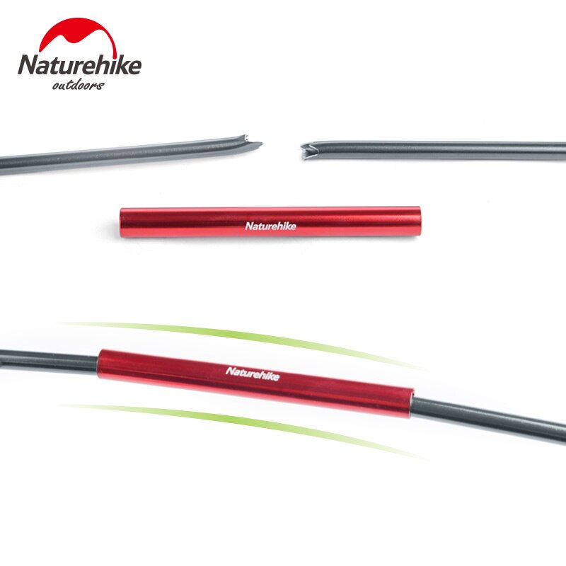 4 Stks/pak Naturehike Reparatie Tentstok Nood Buis Aluminiumlegering Tent Staaf Reparatie Pijp Geschikt Voor Tent Polen Binnen 8.5mm