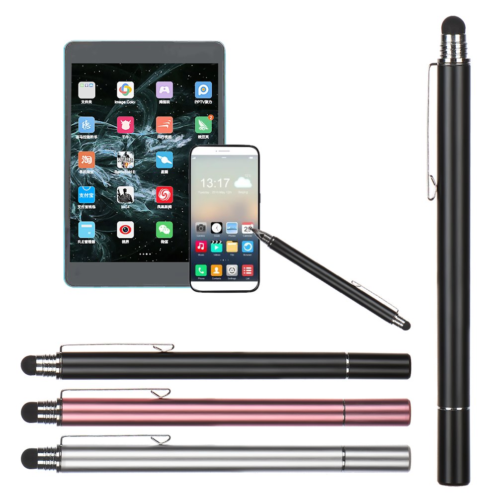 Universal Capacitive Screen Touch Pen for Mobile Phone 2 in 1 Stylus Pen Drawing Tablet Pens Smart Pen Accessories