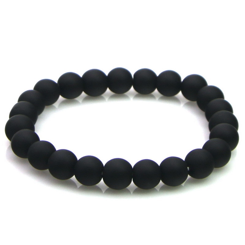 heiße herren-Armbinde Schwarz Perlen Armreifen &Ampere; Armbänder Handgemachten Schmuck Armbinde für Frauen oder Männer