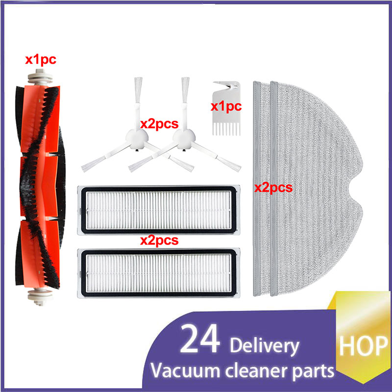 Hepa Filter for Xiaomi Mijia 1C 2C STYTJ01ZHM / Dreame F9 / Mi Robot Vacuum Mop Cleaner Roller Brush Accessories Spare Parts Kit
