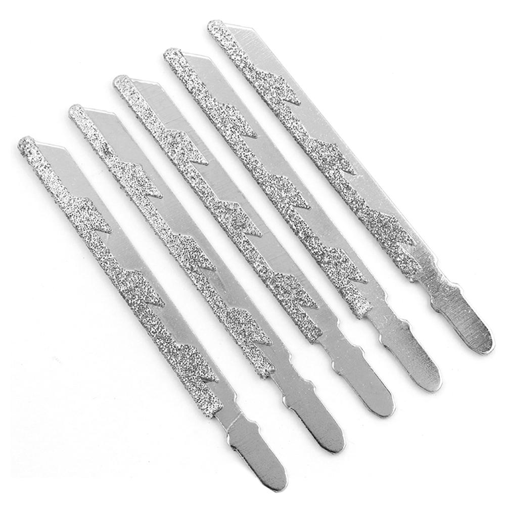 TASP 100mm Diamond Jig Saw Blades For Granite – T-Shank, Grit 50, 5-Pack